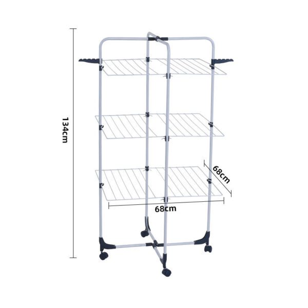 Foldable 3 Tiered Laundry Rack
