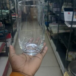Premium beverage glass set of 6 model 3910 with a tall crystal-clear straight-sided design and thick weighted base.