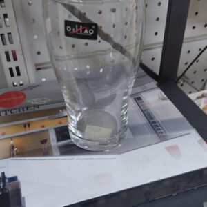 Refresh drinking glass set of 6 model 7010 with a clear tapered design and thick base.