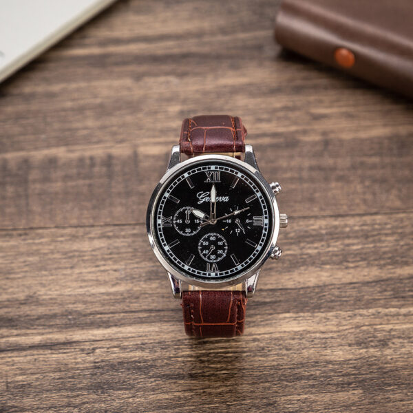 Men's Gift Set High quality Business Casual Watch Leather Belt Wallet Suit Gift Set Wristwatch For Men Boyfriend