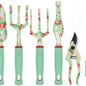 10pcs Aluminium Garden Tool Set with Floral Printing: Enhance Your Gardening Experience