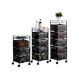 Compact Foldable Square Storage Rack