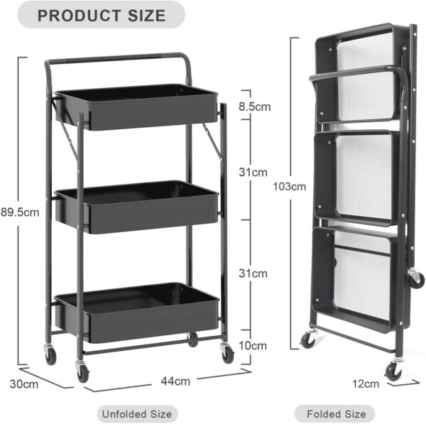 Space-Saving Foldable Storage Solution: Neat and Tidy Living