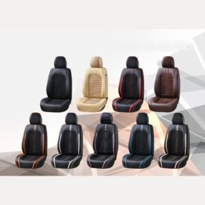 Sleek Leather Vehicle Seat Cover: Universal Fit and Elegant