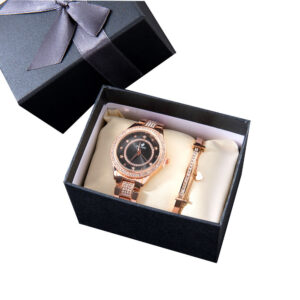 Stylish Men's Wristwatch Bracelet Rosary Gift Set - New Fashion Design