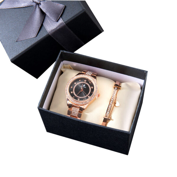 Stylish Men's Wristwatch Bracelet Rosary Gift Set - New Fashion Design