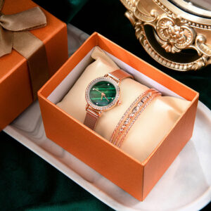 Relogio Feminino Luxury Bracelet Watch For Women Ladies Watch +bracelet