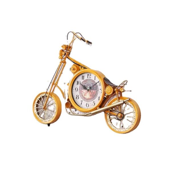 Vintage Vibe: Industrial Style Motorcycle Wall Clock - Unique Wall Decor - Image 5