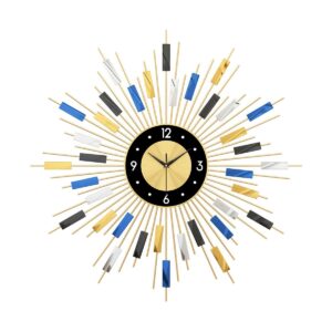 Stylish and Unique Creative Metal Design Wall Clock for Living Room