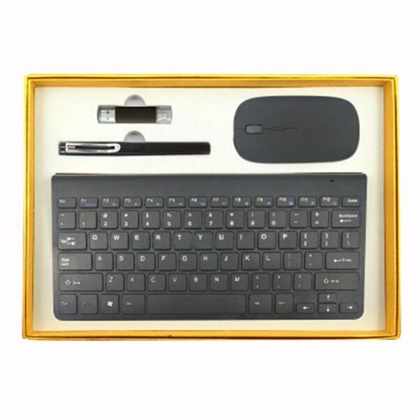 Premium Business Executive Gift Set: Pen, USB Power Bank, Wireless Keyboard & Mouse Combos - Image 3