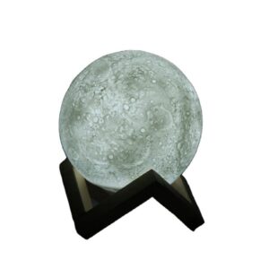 Rechargeable Battery LED Moon Light Ball - 3 Color Change, Pat Sensor - Perfect for Bedrooms