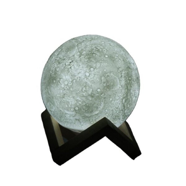 Rechargeable Battery LED Moon Light Ball - 3 Color Change, Pat Sensor - Perfect for Bedrooms