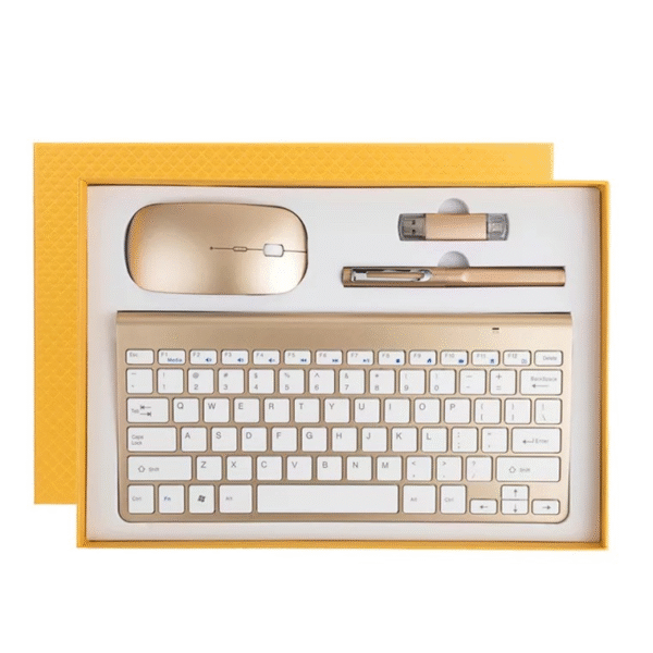 Premium Business Executive Gift Set: Pen, USB Power Bank, Wireless Keyboard & Mouse Combos - Image 2
