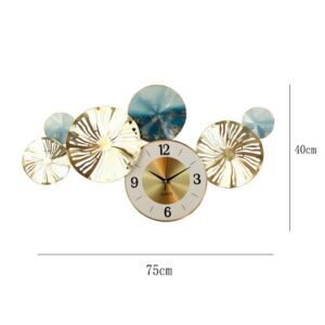 Luxury Metal Wall Decor Clock: Enhance Your Home Decor