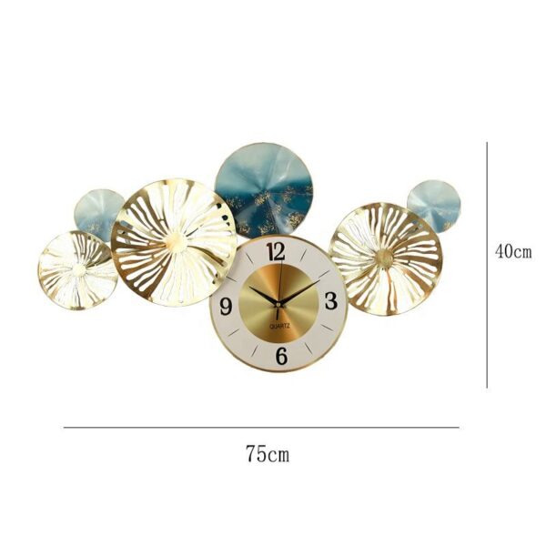 Luxury Metal Wall Decor Clock: Enhance Your Home Decor