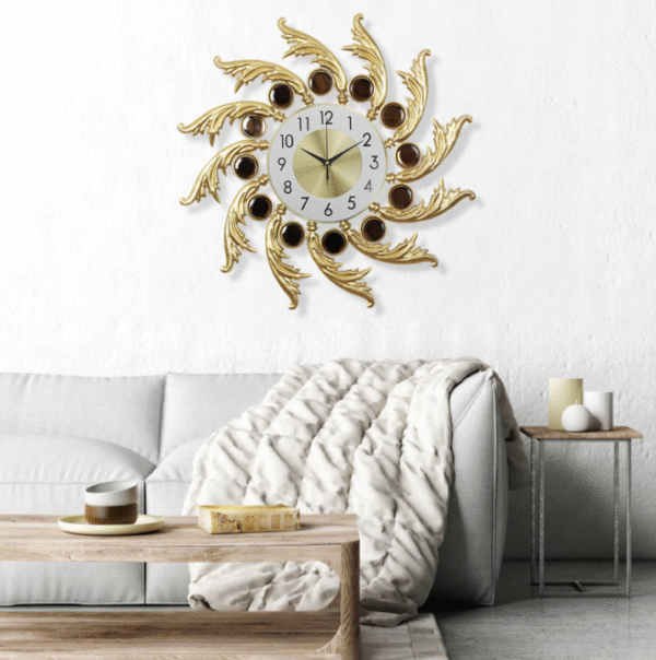 Cyclone Nordic Fashion Light Luxury Living Room Mute Clock: Stylish and Silent Timepiece for Your Home