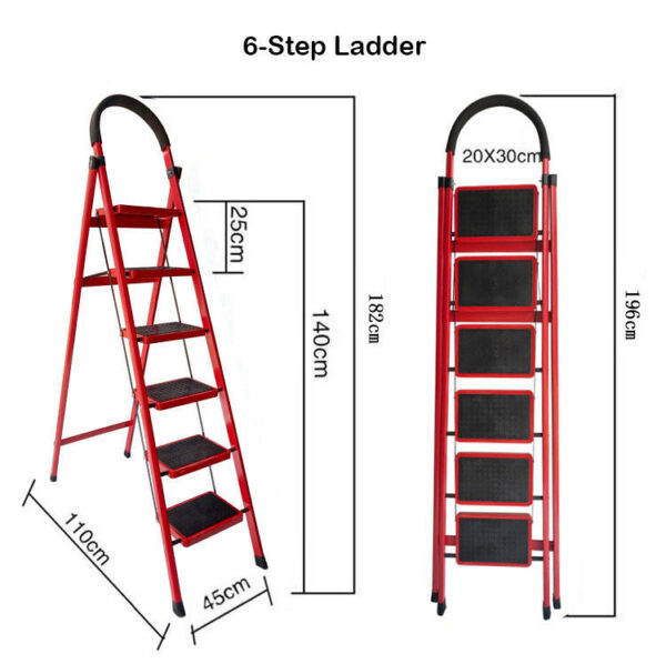 Premium Quality Heavy Duty Platform Ladder with Telescopic and Foldable Scaffolding - Full Optional Solution - Image 2