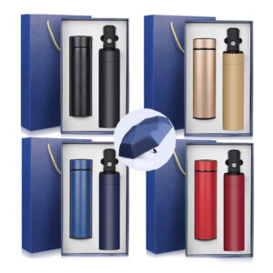 Premium Advertising Custom Thermos Coffee Mug and Umbrella Corporate Gift Set for Business Promotion