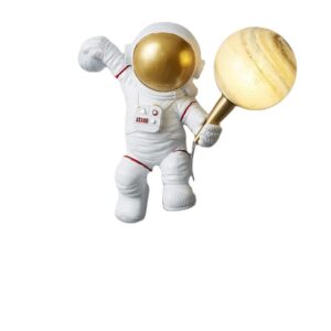 Nordic Style LED 3D Astronaut Wall Lamps: Modern Moon Décor for a Stellar Ambiance