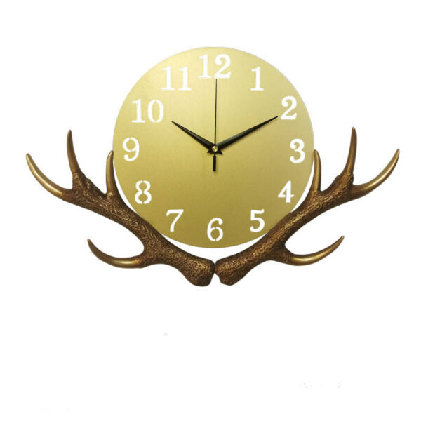 Modern Fashion Simple Silent Home Wooden Unique Resin Wall Clock
