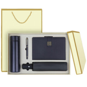 Premium Notebook Umbrella with Mug and Pen Set - Ideal Business Gift for Companies