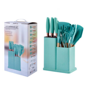 High-Quality Non-stick Silicone Utensils - 17 Essential Tools for Cooking