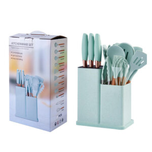 Premium 17-Piece Silicone Kitchen Utensils Set - Non-stick and Heat Resistant