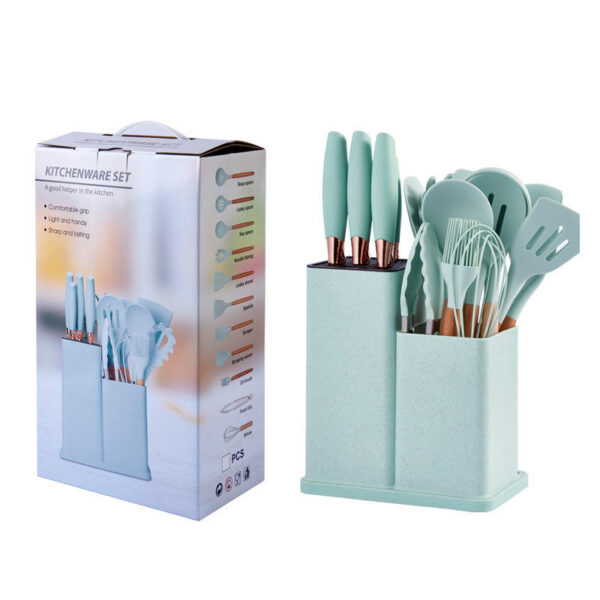 Premium 17-Piece Silicone Kitchen Utensils Set - Non-stick and Heat Resistant