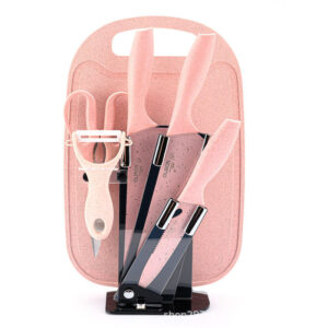 Complete 7-Piece Chefs Knife Set with Chopping Board