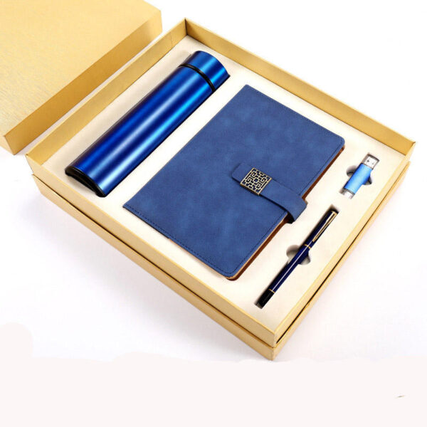 Premium Corporate Gift Set: Automatic Umbrella with Smart LED Vacuum Water Bottle - Image 4