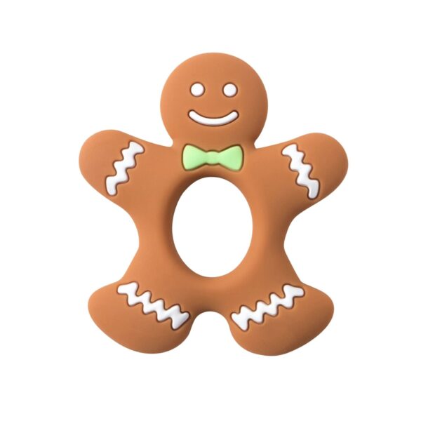 Gingerbread Man Teether: Soothe Your Baby's Teething with this Adorable and Safe Chew Toy