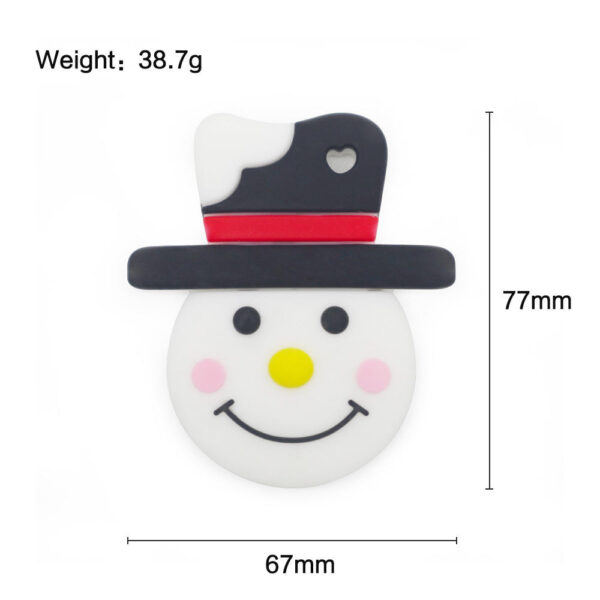 Adorable Hat Snowman Teether: Soothe Your Baby's Gums with Style!
