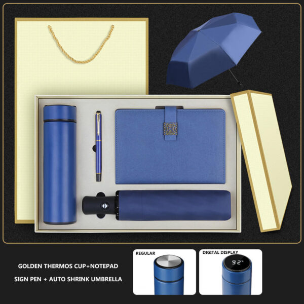 Premium Notebook Umbrella with Mug and Pen Set - Ideal Business Gift for Companies - Image 2
