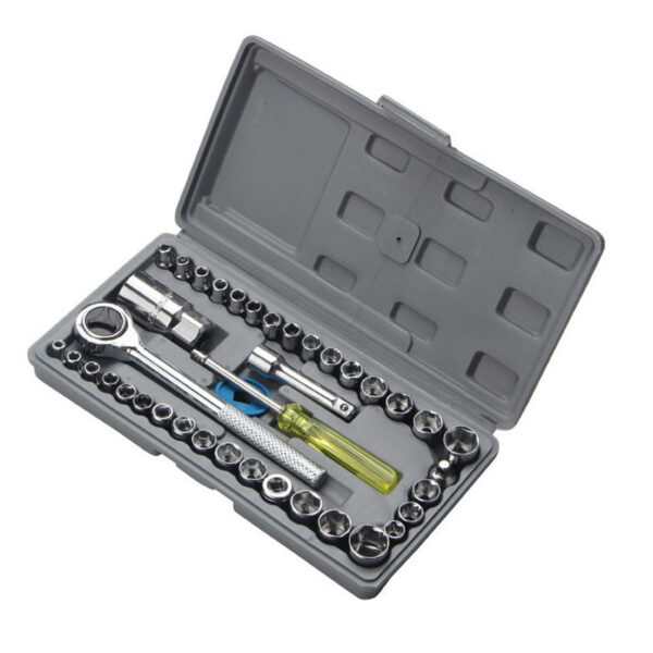 Ultimate Home Repair Solution: All-in-One 40-Pack Socket Tool Wrench Set - Image 4
