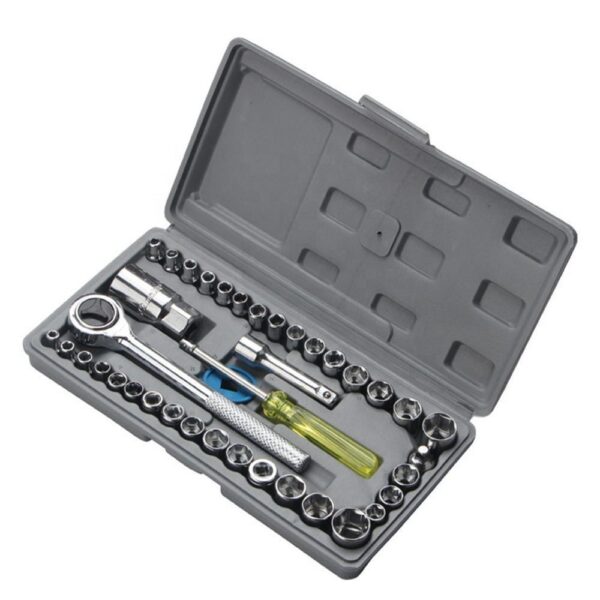 Ultimate Home Repair Solution: All-in-One 40-Pack Socket Tool Wrench Set - Image 3