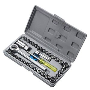 Ultimate Home Repair Solution: All-in-One 40-Pack Socket Tool Wrench Set