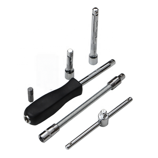 High-Quality Professional Hardware Tool Set: 46-Piece Socket Ratchet Wrench Set for Repairing Cars and Machines - Image 4