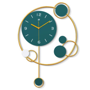 Modern Pendulum Wall Watch: High-Quality Metal Wall Clock for Timeless Style