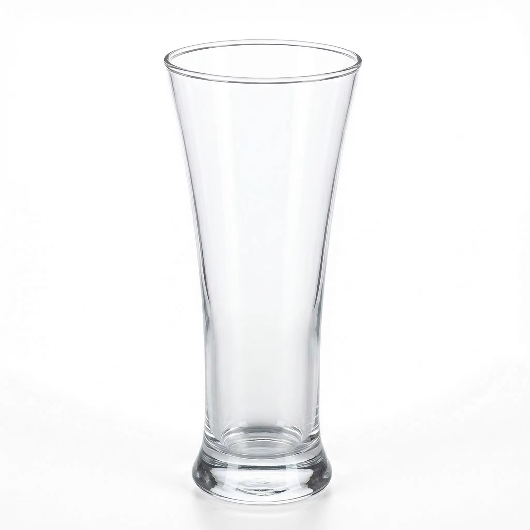 Classic Pilsner Glass Set of 6 model 714 with tall clear glass design for beer and cold drinks.