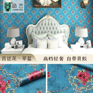 Nature's Charm: Adhesive Flower Wallpaper Rolls for a Serene Home Ambiance